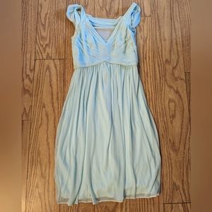 David's Bridal Turquoise Dress